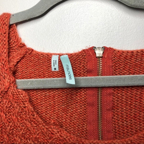 Maurices Orange/Rust Sweater - Picture 3 of 3